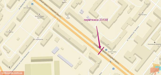 Нестандарт  в Запорожье пр.Ленина 230 схема